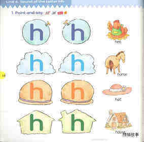 6 Sound of the Letter Hh绘本故事第3页