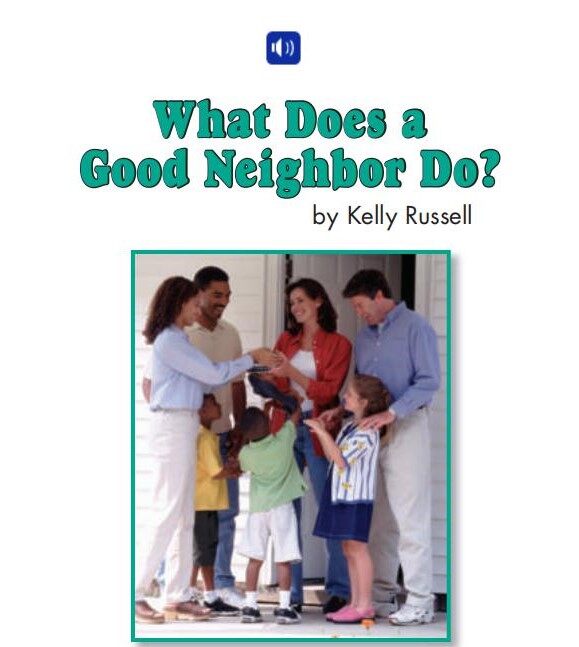 What Does a Good Neighbor Do绘本故事第2页