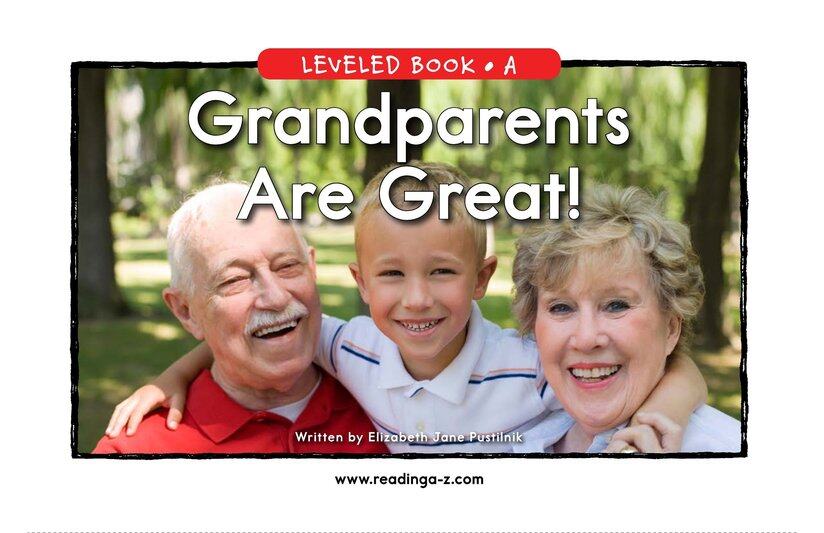 Grandparents are Great!绘本故事第2页