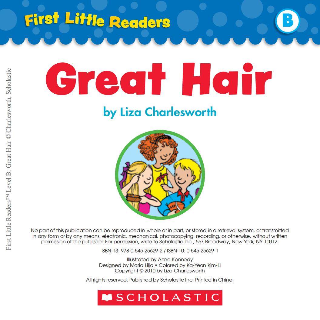 Great Hair绘本故事第2页