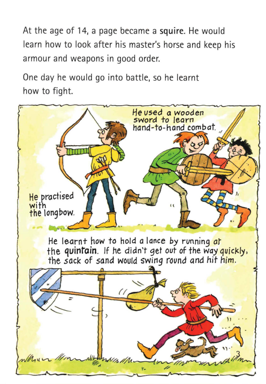 How to be Knight in 10 easy stages绘本故事第4页