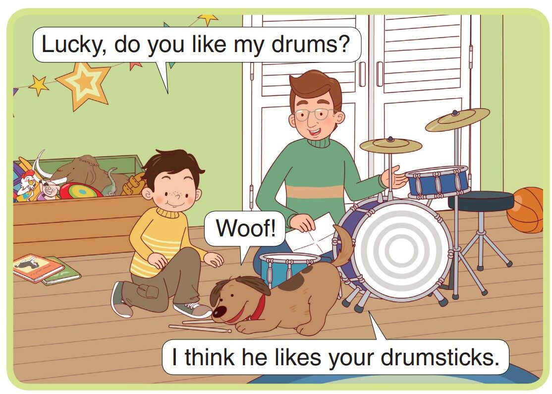 Sam's New Drums绘本故事第4页