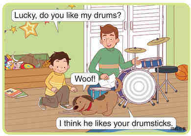 Sam's New Drums绘本故事第4页