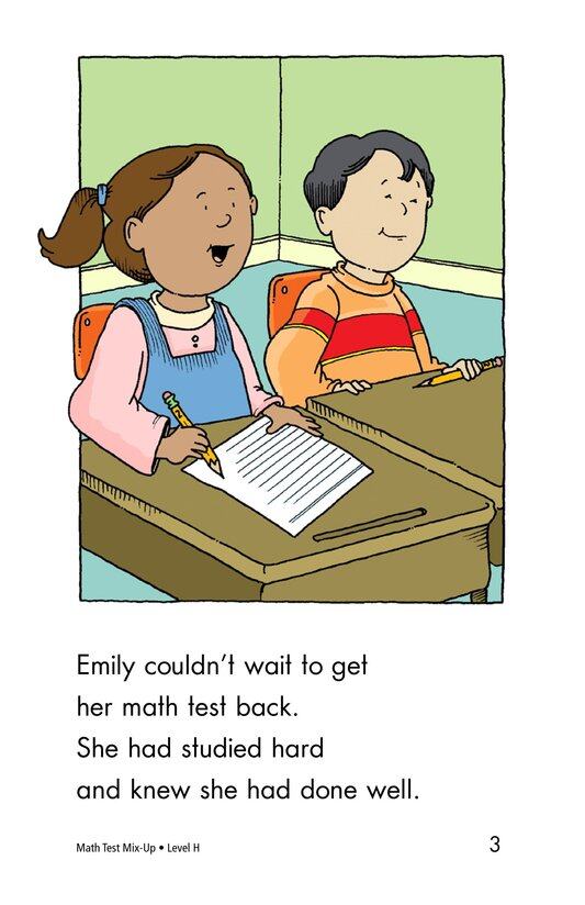 Math Test Mix-Up绘本故事第3页