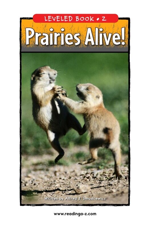 Prairies Alive!绘本故事第2页