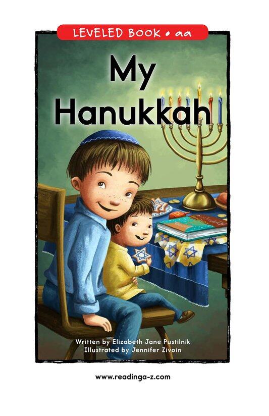 My Hanukkah绘本故事第2页