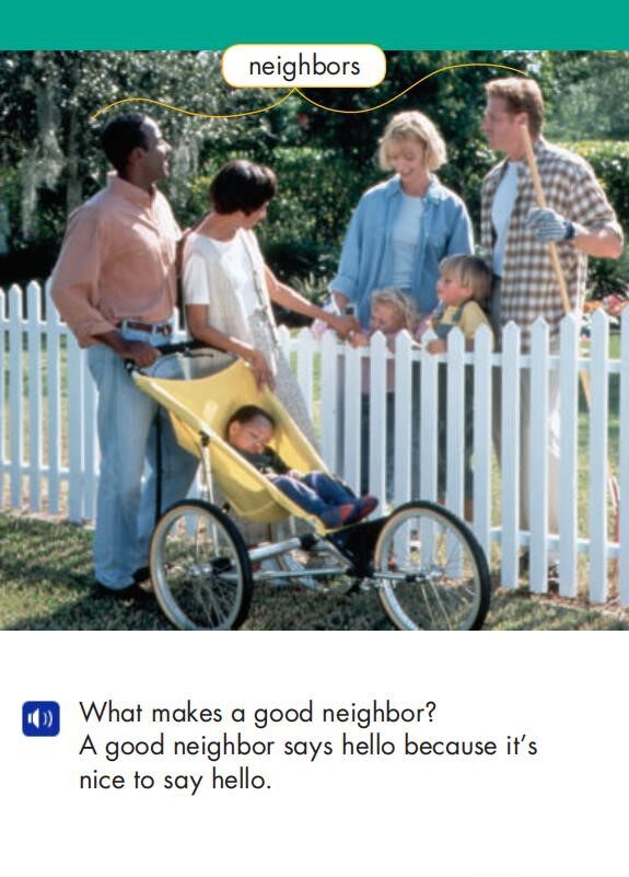 What Does a Good Neighbor Do绘本故事第4页