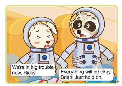 Space Adventure绘本故事第2页