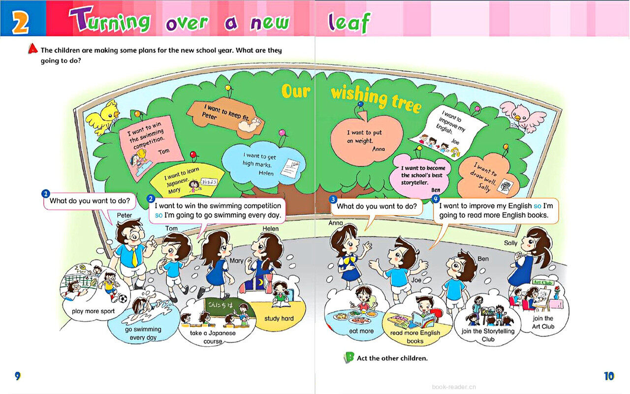 2 Turning over a new leaf绘本故事第3页