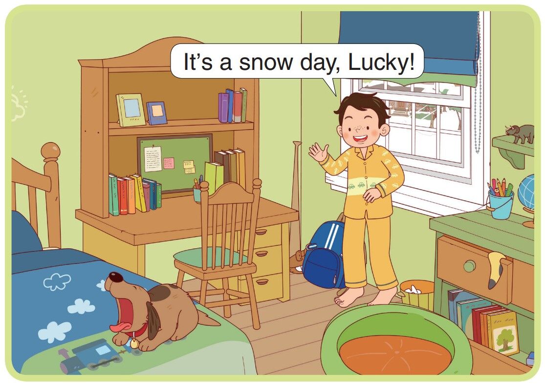 Snow Day!绘本故事第3页