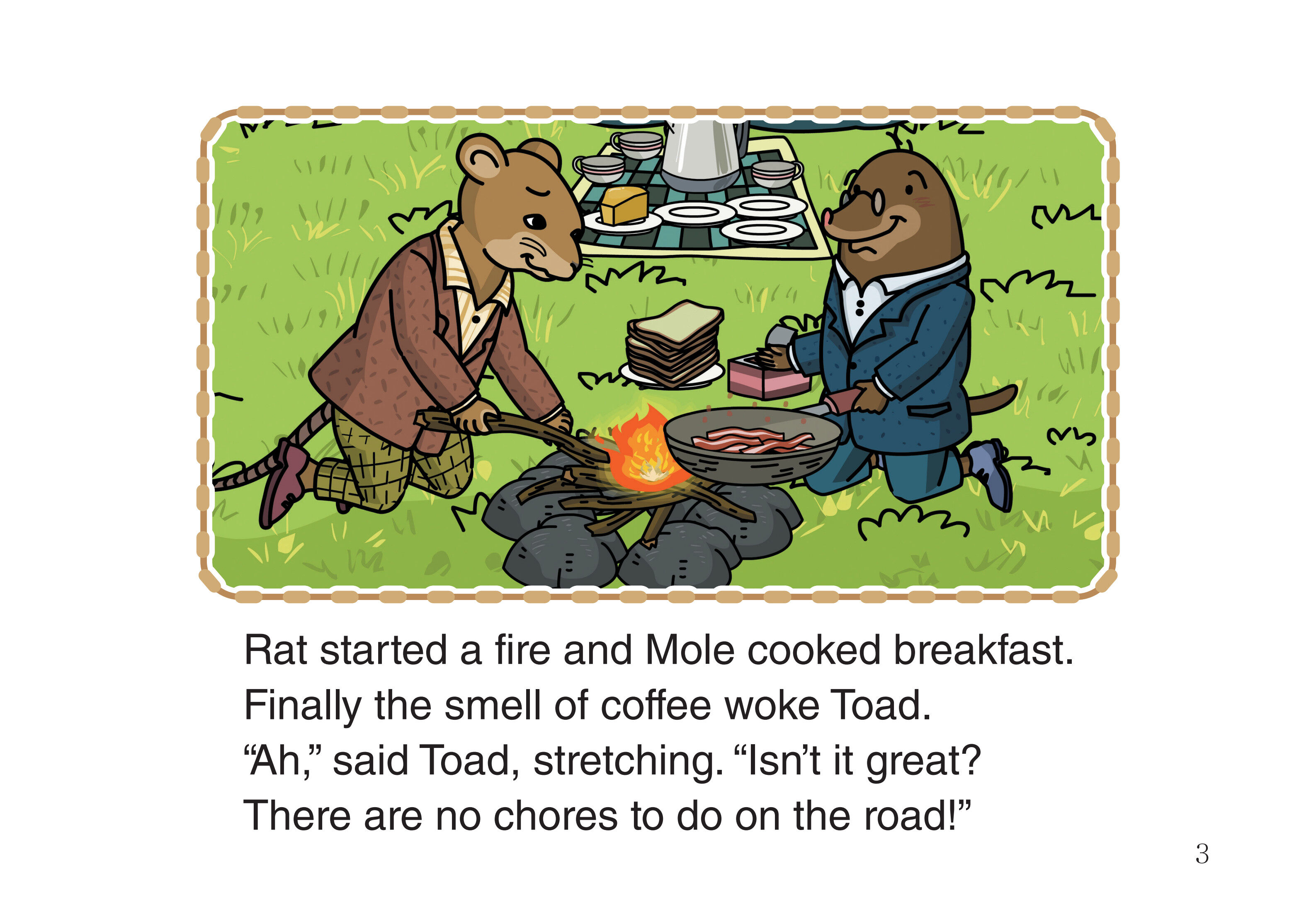 In a Ditch绘本故事第5页