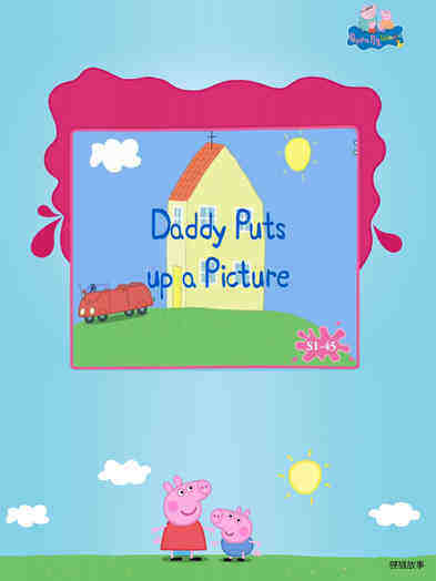 Daddy Puts up a Picture